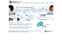 Tablet Screenshot of js.livehelper.com