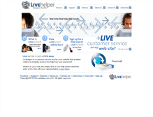 Tablet Screenshot of livehelper.com